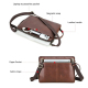 Sacoche Messenger Pour Ordinateur Portable 14 2 Pouces En Cuir Crazy Horse Pleine Fleur À Main Épaule Ou Bandoulière - www.yo...