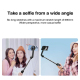Perche Selfie Trépied Magnétique Avec Télécommande Bluetooth 16 Aimants Extensible 610 Mm - www.yonis-shop.com