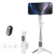 Perche À Selfie Et Trépied Pour Téléphone MagSafe Avec Télécommande Bluetooth Éclairage LED Double Et Rotation 360° - www.yon...