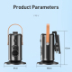 Support PTZ De Bureau Pour Smartphone Avec Suivi Automatique À 360° Sans Application Base Antidérapante Et Design Pliable - w...