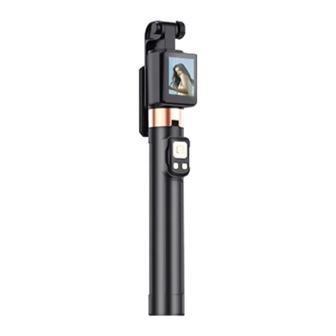 Perche À Selfie Avec Trépied Stabilisée Avec Écran LCD Retour Vidéo WiFi Et Hauteur 170 Cm - www.yonis-shop.com