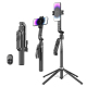 Gimbal Smartphone Avec Suivi Facial Rotation 360° Trépied Extensible 1,83 M Télécommande Bluetooth Autonomie 4 À 6 H - www.yo...