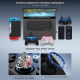Manette De Jeu Sans Fil Tri Mode Pour PC Steam Switch iOS Android Avec Gâchettes Hall Et Base De Charge - www.yonis-shop.com