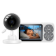 Babyphone Vidéo Pour Bébé Écran TFT 3.5 Pouces Vision Nocturne Infrarouge Connexion 2.4G Et Détection Des Pleurs - www.yonis-...