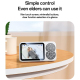 Babyphone Vidéo Pour Bébé Écran TFT 3.5 Pouces Vision Nocturne Infrarouge Connexion 2.4G Et Détection Des Pleurs - www.yonis-...