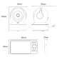 Babyphone Vidéo Pour Bébé Avec Caméra Écran LCD 5 Pouces WiFi Vision Nocturne 940 Nm Et Détection Des Pleurs - www.yonis-shop...