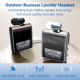 Oreillette Bluetooth Monaurale Pour Appels Professionnels Double Connexion Autonomie 12 Heures Alerte Vibrante - www.yonis-sh...