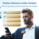 Oreillette Bluetooth Monaurale Pour Appels Professionnels Double Connexion Autonomie 12 Heures Alerte Vibrante - www.yonis-sh...