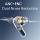 Écouteurs Bluetooth Sans Fil Avec Réduction De Bruit ANC ENC Pour Musique Appels Et Jeux Faible Latence 38 Ms】【。 - www.yonis-...