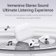 Écouteurs Sans Fil Bluetooth 5.3 Semi-Intra 3,2 g Son Stéréo Hi-Fi 13 mm Autonomie 18 Heures - www.yonis-shop.com