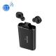 Casque Bluetooth Sans Fil Binaural Mini Pour Appels Et Musique Avec Boîtier De Charge Batterie De Secours 1800 mAh Et Connexi...