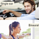 Écouteurs Bluetooth Sans Fil Stéréo Sport Avec Réduction De Bruit Résistants À La Sueur IPX4 Et Boîtier 5 Recharges - www.yon...