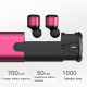 Écouteurs Bluetooth Sans Fil Stéréo Avec Micro Étui De Recharge Compact Résistants À La Transpiration Pour Smartphones - www....
