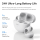 Écouteurs Bluetooth Sans Fil Open Ear Autonomie 24H Étanchéité IPX6 Réduction De Fuites Sonores De 98 % - www.yonis-shop.com