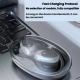 Écouteurs Bluetooth À Conduction Aérienne Open Ear Pour Le Sport IPX5 Avec Boîtier À Écran Numérique Transparent - www.yonis-...