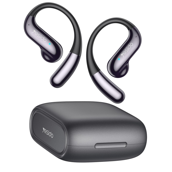 Écouteurs Bluetooth Ouverts À Contour D’Oreille Pour Appels Avec Réduction De Bruit ENC Et Diaphragme Titane 12 Mm - www.yoni...