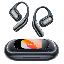 Écouteurs Bluetooth À Oreille Ouverte Avec Arceau Écran LCD Et Autonomie Totale De 32 Heures
