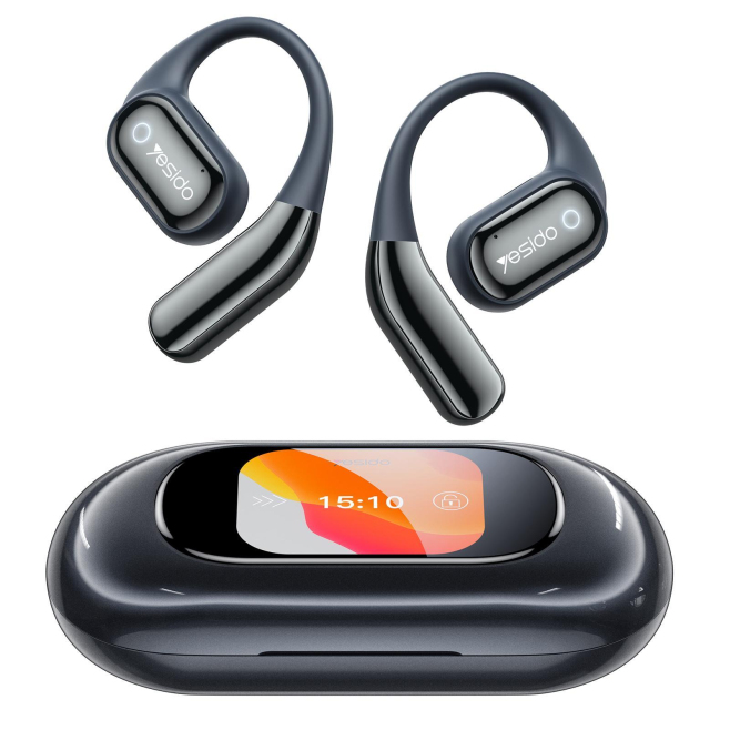 Écouteurs Bluetooth À Oreille Ouverte Avec Arceau Écran LCD Et Autonomie Totale De 32 Heures - www.yonis-shop.com
