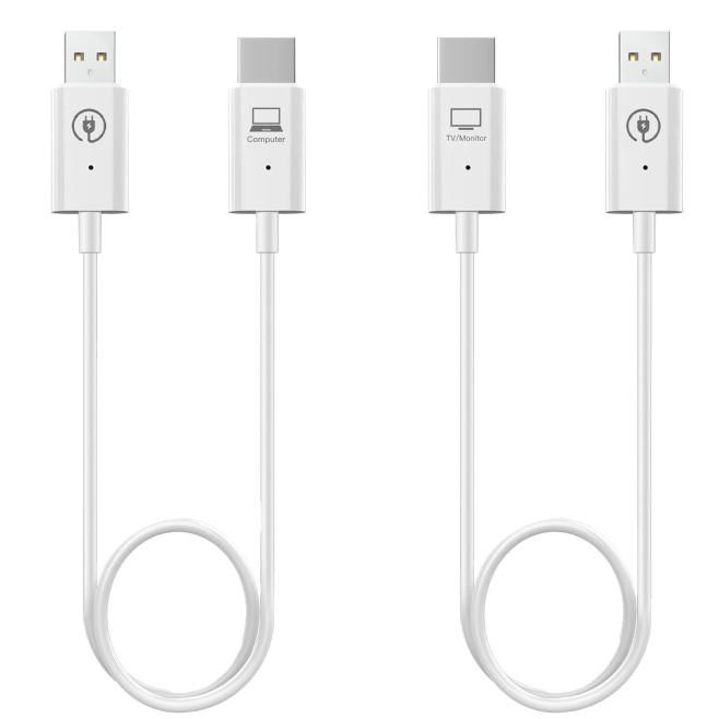 Transmetteur Récepteur HDMI Sans Fil Pour Duplication D’Écran Sur TV Et Projecteur Plug And Play 50 m 1920 x 1080p - www.yoni...