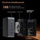 Mini PC Windows 11 Puissant Avec Processeur AMD Ryzen 7 et Graphiques Radeon 780M 16GB RAM 512GB SSD WiFi 6 et Connectivité 8...