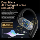Écouteurs Bluetooth Sans Fil Open Ear Pour Musique Et Appels Conduction Directionnelle IPX5 Autonomie 35 Heures - www.yonis-s...