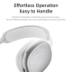Casque Audio Sans Fil Bluetooth 5.3 Pour Musique Et Appels Autonomie 36 Heures Son 3D Pilotes 40 mm - www.yonis-shop.com