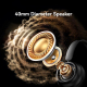 Casque Audio Sans Fil À Réduction De Bruit Active ANC Bluetooth 5.3 40 Heures D’Autonomie Conducteurs 40 Mm - www.yonis-shop.com