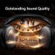 Casque Audio Sans Fil À Réduction De Bruit Active ANC Bluetooth 5.3 40 Heures D’Autonomie Conducteurs 40 Mm - www.yonis-shop.com