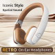 Casque Bluetooth Sans Fil Pliable Rose Gold Avec Bluetooth 6.0 Autonomie 25 Heures Connexion Deux Appareils Simultanée - www....