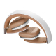 Casque Bluetooth Sans Fil Pliable Rose Gold Avec Bluetooth 6.0 Autonomie 25 Heures Connexion Deux Appareils Simultanée - www....