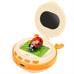 Microscope Num&eacute;rique Pour Enfants Avec &Eacute;cran IPS 2 Pouces Cam&eacute;ra Int&eacute;gr&eacute;e &Eacute;clairage LED Et Batterie 2h30