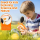 Microscope Numérique Pour Enfants Avec Écran IPS 2 Pouces Caméra Intégrée Éclairage LED Et Batterie 2h30 - www.yonis-shop.com