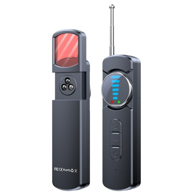 Détecteur De Caméras Espions GPS Laser Et Signaux Sans Fil Puce IA Détection Infrarouge À 360° Autonomie 25 Heures - www.yoni...