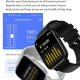 Montre Connectée Avec Appels Bluetooth Suivi Cardiaque Écran HD 1,9 Pouce Autonomie 3 À 5 Jours Compatible Android IOS - www....