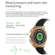 Montre Connectée IP67 Avec Suivi Cardiaque Tension Artérielle Sommeil Écran IPS 1,28 Pouce Autonomie 5 Jours - www.yonis-shop...