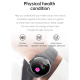 Montre Connectée Avec Écouteurs Bluetooth Appels Suivi Du Sommeil Fréquence Cardiaque Écran Tactile IPS Étanchéité IP67 - www...
