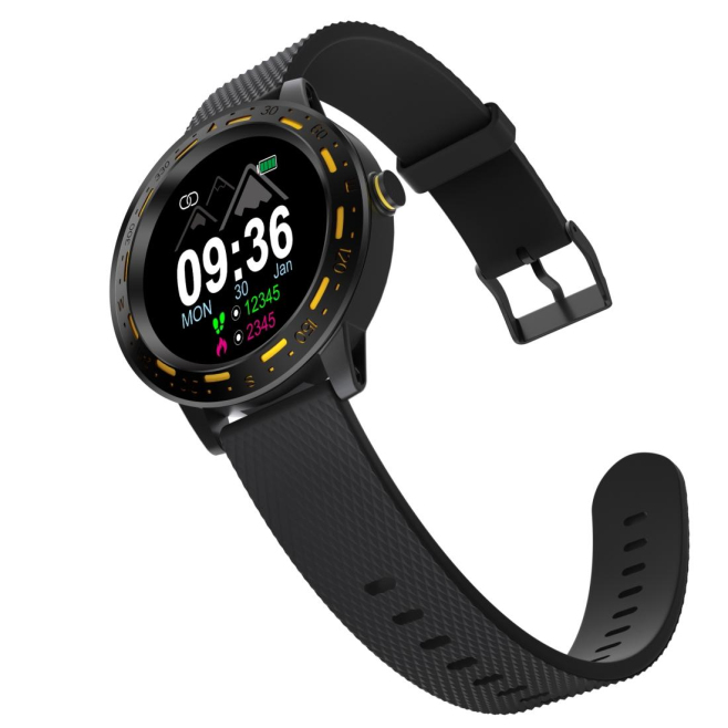 Bracelet Connecté IP67 Pour Suivi Sportif Sommeil Fréquence Cardiaque Et Tension Artérielle Autonomie 5 À 7 Jours