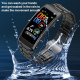 Montre Connectée Avec Écouteur Bluetooth Amovible Gestion Tactile Des Appels Suivi Cardiaque Résistante À L’Eau Autonomie 10 ...