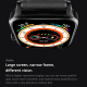 Montre Connectée De Santé Avec Appels Bluetooth ECG Écran TFT 1.85 Pouce IP67 Autonomie 5 À 7 Jours - www.yonis-shop.com