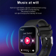 Montre Connectée Avec Appels Bluetooth Écran TFT HD Suivi Cardiaque Plus De 100 Modes Sportifs Et Autonomie 5 À 7 Jours - www...