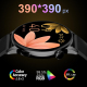 Montre Connectée AMOLED 1,3 Pouce Avec NFC Suivi Sportif Mesure Cardiaque IP68 Deux Bracelets Acier Et Silicone - www.yonis-s...