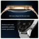 Montre Connectée AMOLED 1,3 Pouce Avec NFC Suivi Sportif Mesure Cardiaque IP68 Deux Bracelets Acier Et Silicone - www.yonis-s...
