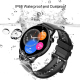 Montre Connectée AMOLED 1,3 Pouce Avec NFC Suivi Sportif Mesure Cardiaque IP68 Deux Bracelets Acier Et Silicone - www.yonis-s...