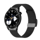 Montre Connectée AMOLED 1,3 Pouce Avec NFC Suivi Sportif Mesure Cardiaque IP68 Deux Bracelets Acier Et Silicone - www.yonis-s...