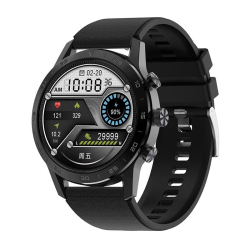 Montre Connectée Avec Appels Bluetooth Suivi Sportif Pression Artérielle Fréquence Cardiaque Oxygène IP68 Charge Magnétique