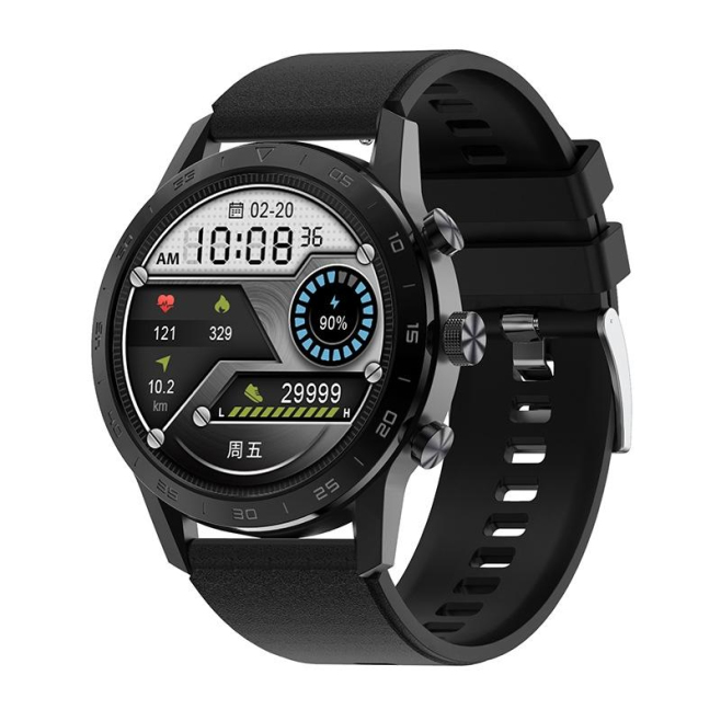 Montre Connectée Avec Appels Bluetooth Suivi Sportif Pression Artérielle Fréquence Cardiaque Oxygène IP68 Charge Magnétique -...