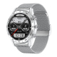Montre Connectée Avec Appels Bluetooth Suivi Sportif Pression Artérielle Fréquence Cardiaque Oxygène IP68 Charge Magnétique -...