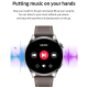 Montre Connectée Avec Appels Bluetooth Mesure De La Pression Artérielle De L’Oxygène Sanguin Et De La Fréquence Cardiaque IP6...