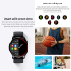 Montre Connectée Avec Appels Bluetooth Mesure De La Pression Artérielle De L’Oxygène Sanguin Et De La Fréquence Cardiaque IP6...