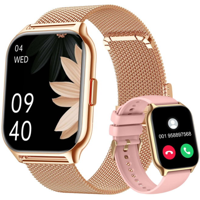 Montre Connectée Sport Avec Suivi Cardiaque Sommeil Oxygène Écran TFT 2,01 Pouces Appels Bluetooth Autonomie 7 Jours IPX8 - w...